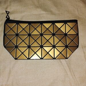 Geometric Gold Women's Clutch
